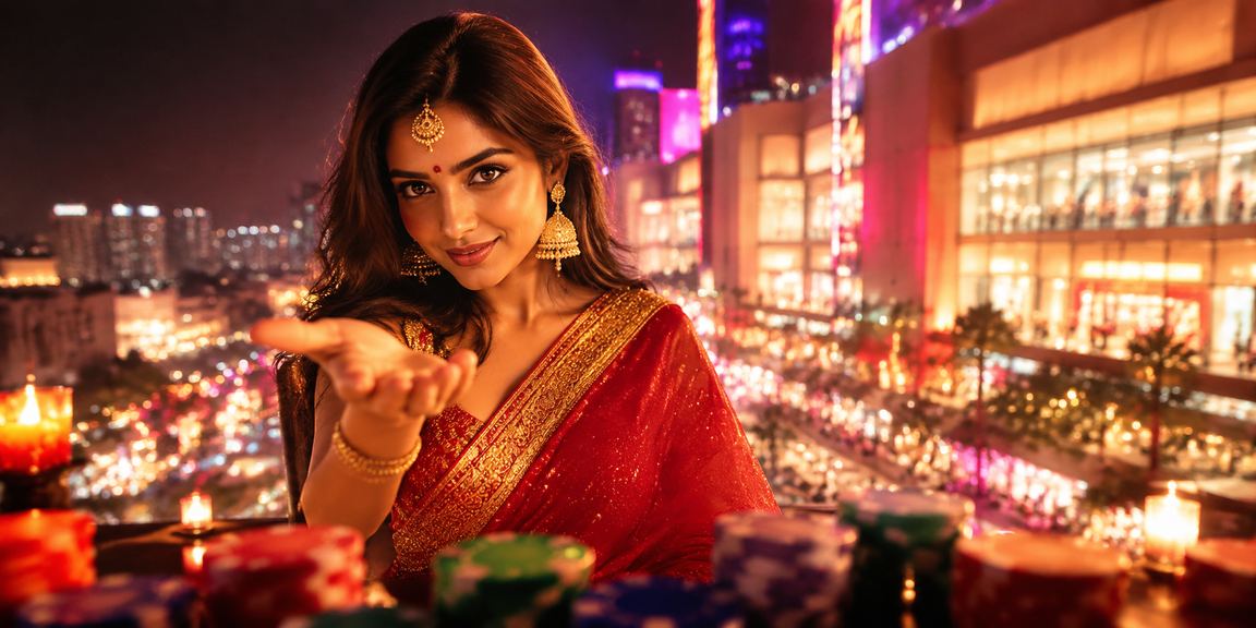 Indian player enjoying Andar Bahar card game